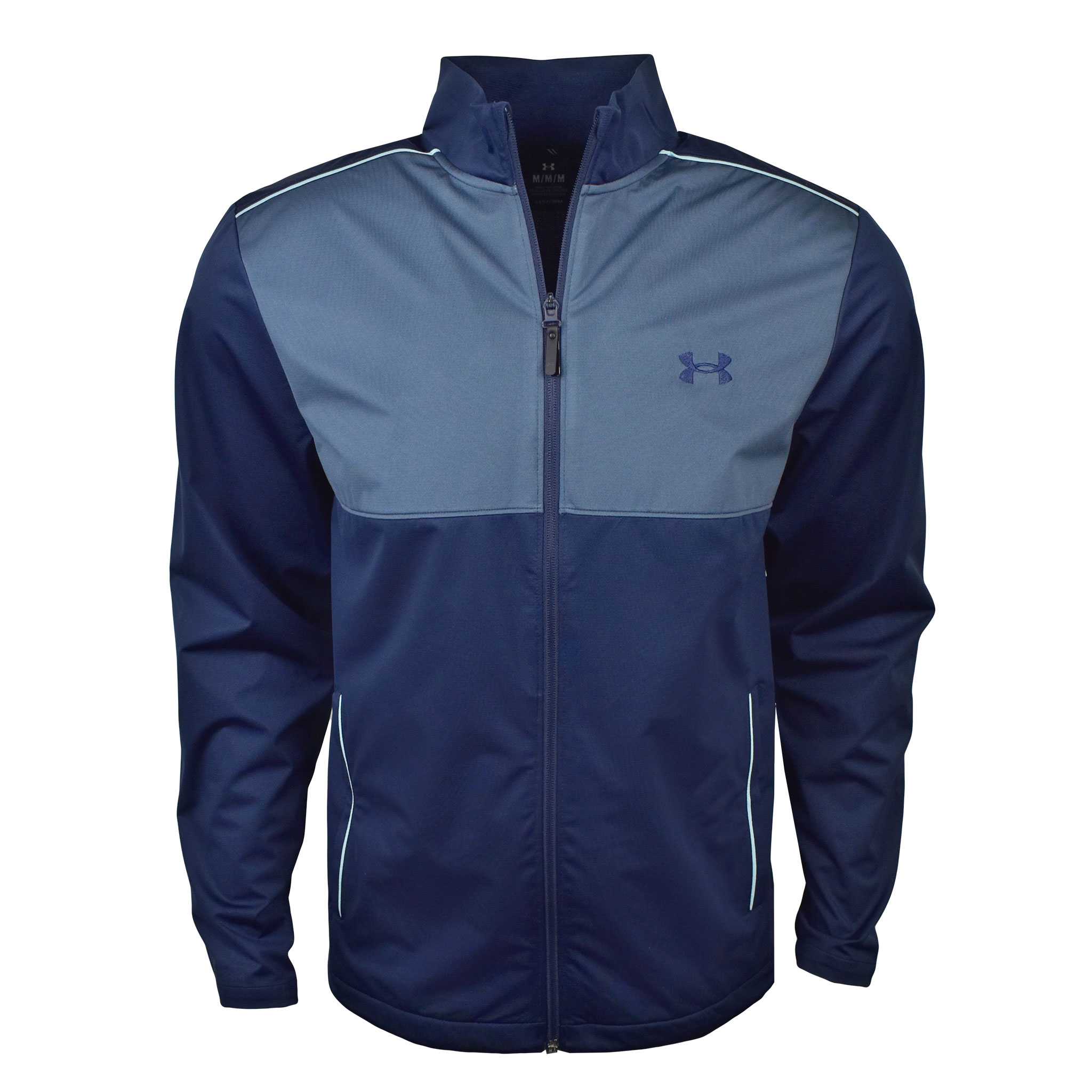 UNDER ARMOUR GOLF.ウインドジャケット.ネイビー.LGサイズ. Under Armour Golf Drive Storm Wind Full Zip Jacket